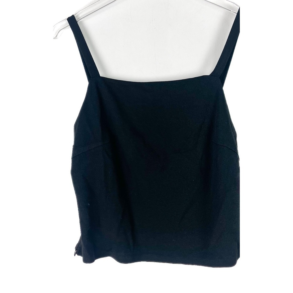 bagatelle Black Square Neck Tank Top